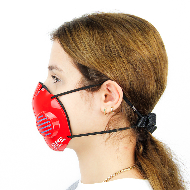 Maske, CASCO Mask 2.0, Medisinsk maske og godkjent etter EN 14683 Type IIR . Kan leveres i flere farger og nå også i en Rød utgave for brannvesen med "BRANN 110" påtrykt. - 5