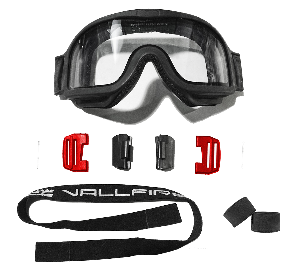 Brann og Redningsbrille - VFT , passer til alle våre VFT Brann og Redningshjelmer. Finnes i 2 utgaver, Ventilert og  Ikke ventilert. - 3
