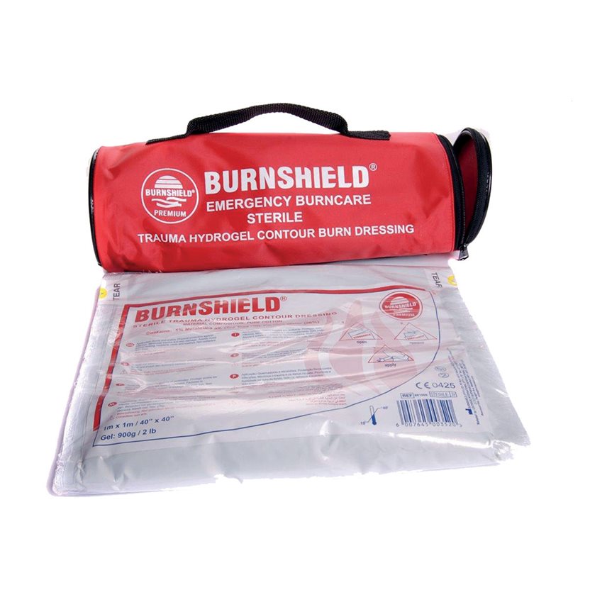 Burnshield brannteppe 100x100cm bomull