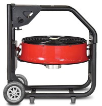 Batteridrevet Vifte, SuperVac  V18-BW, Maks ytelse 14.271 cmh og ca. 70 db. Driftet med 28 V / 5Ah Milwaukee batterier eller 230 VAC. Samme batterier som TNT Rescue og Weber Rescue bruker på sine frigjøringsverktøy - 5