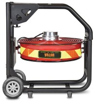 Batteridrevet Vifte, SuperVac  V18-BW, Maks ytelse 14.271 cmh og ca. 70 db. Driftet med 28 V / 5Ah Milwaukee batterier eller 230 VAC. Samme batterier som TNT Rescue og Weber Rescue bruker på sine frigjøringsverktøy - 6