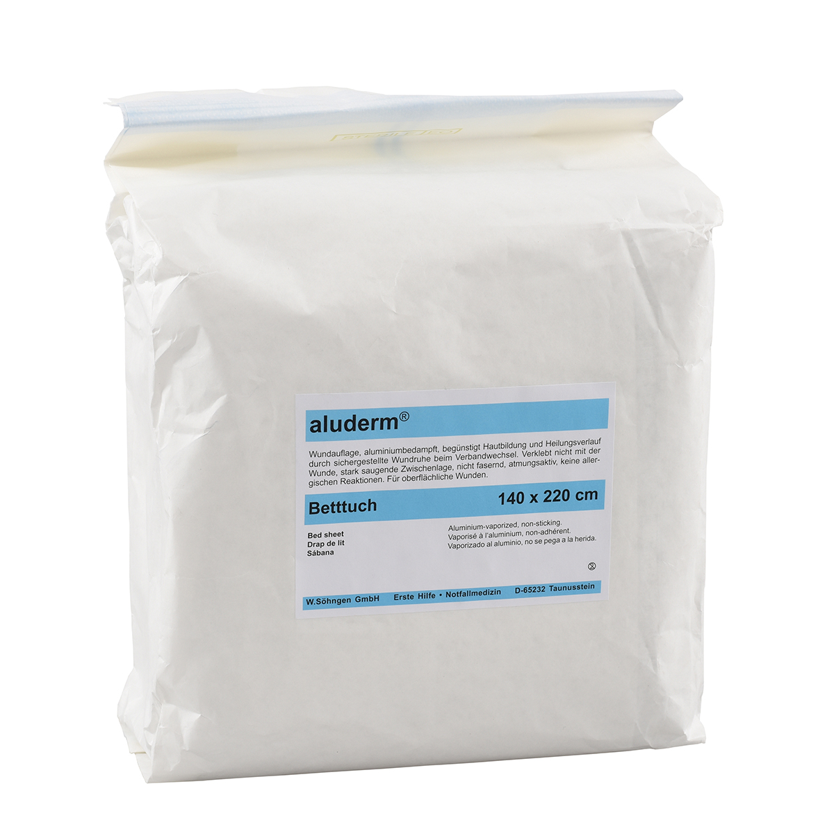 Aluderm 140x220cm steril