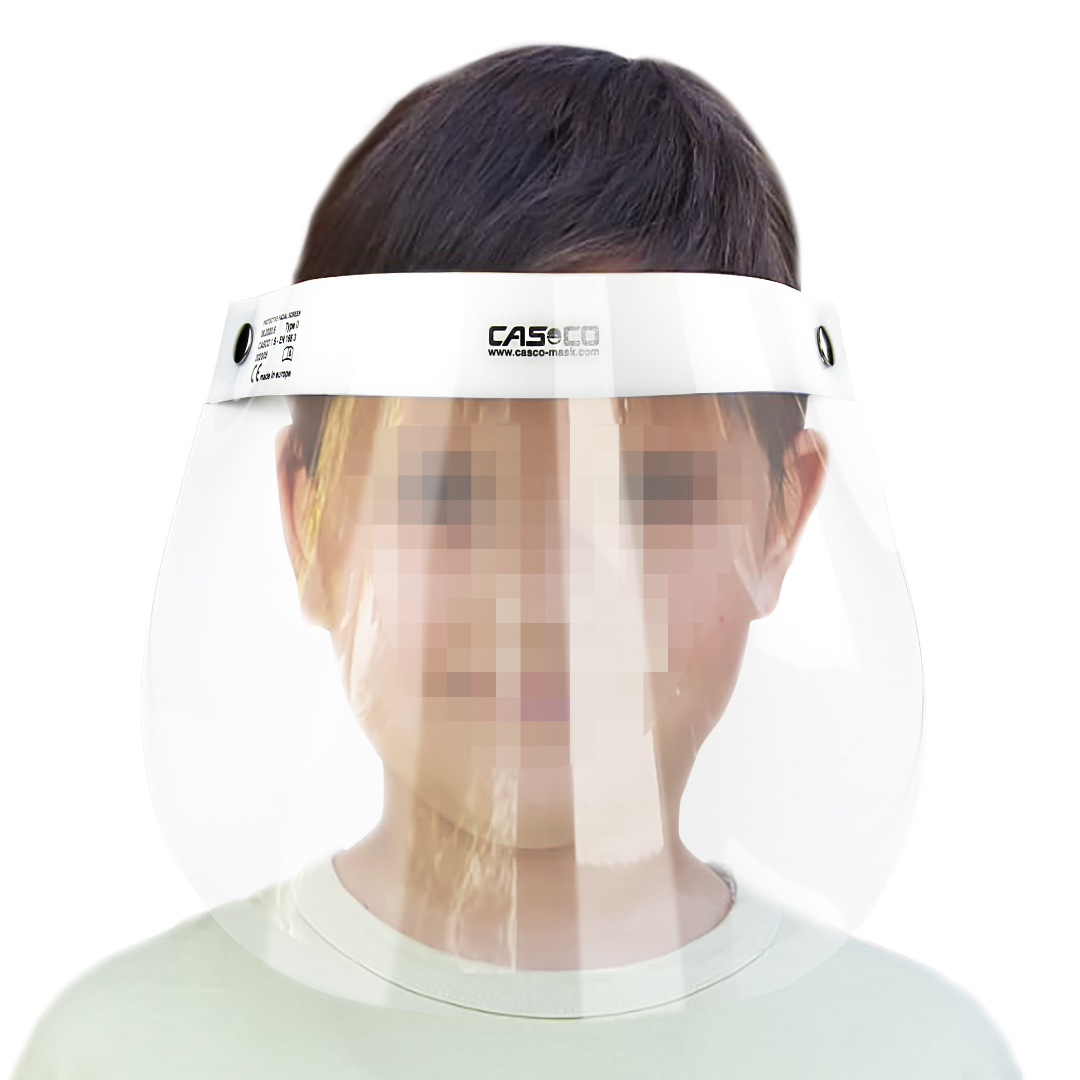 Ansiktsvisir, CASCO Flip Up visir for Barn, med visirskjerm i optisk klasse 1, iht EN 166:2001 Standarden. - 2