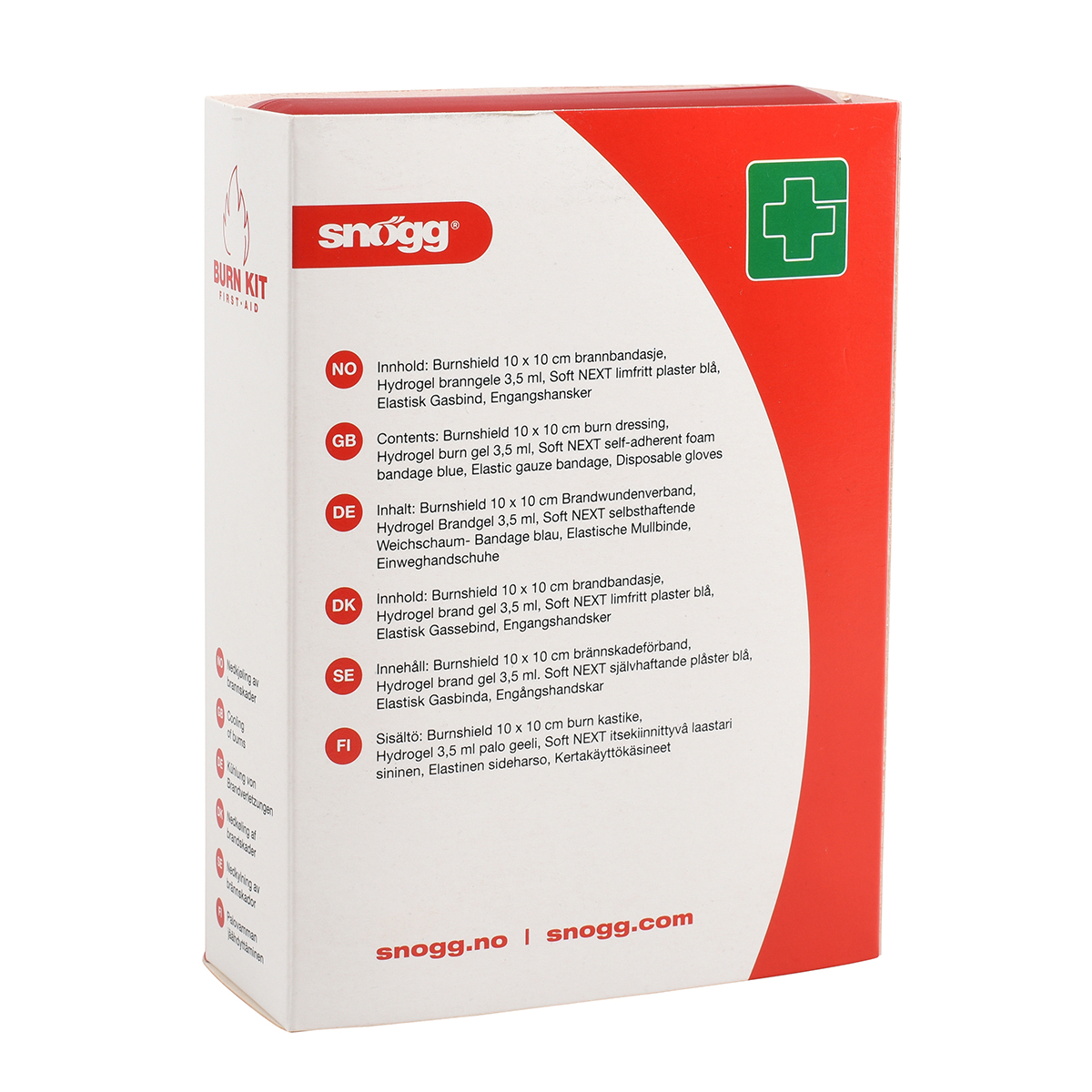 Burn Kit Snøgg First Aid 12,5cm x 17cm x 5cm - 3