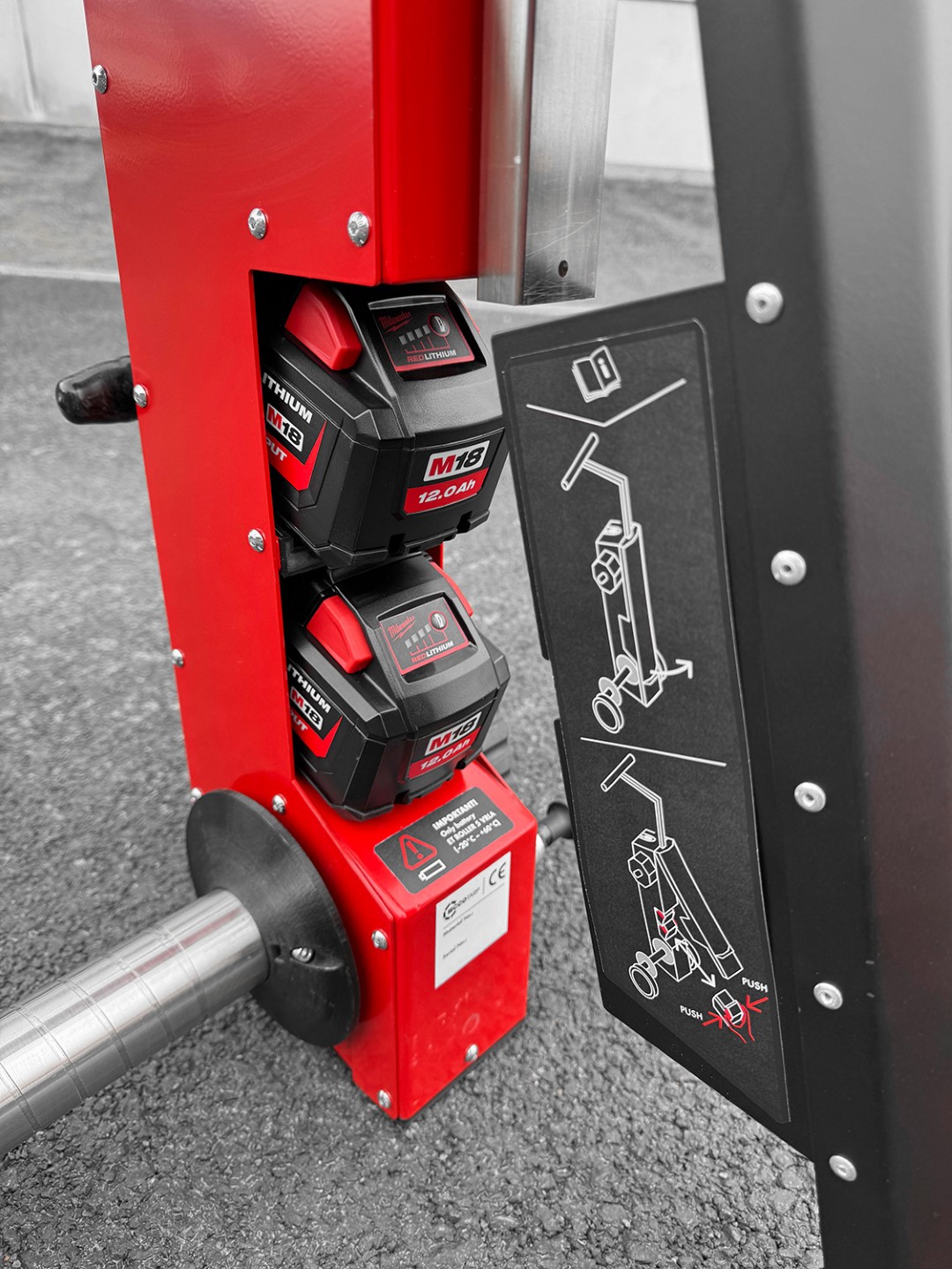 Slangeoppruller, ET-Roller 6, Nyhet!  Nå med Milwaukee M18 V drift. - 15