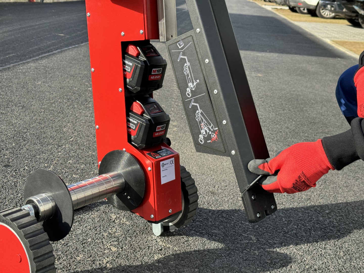 Slangeoppruller, ET-Roller 6, Nyhet!  Nå med Milwaukee M18 V drift. - 14