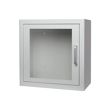 Skap til hjertestarter AED, H: 38cm, B: 38cm, D: 20cm