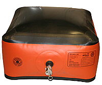 Løftebag,  MATJACK  0,6 bar - 5,2 T (5200 kg) 91x91x45 cm Kevlar / Hypalon -  Neoprene. Topp med løfte ører