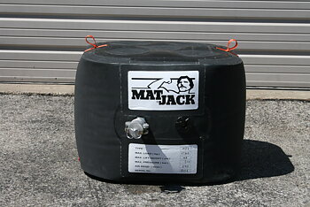 Løftebag,  MATJACK  1 bar - 3,8 T (3800 kg) 60x60x44 cm Kevlar / Aramid fiberforsterket Neoprene.