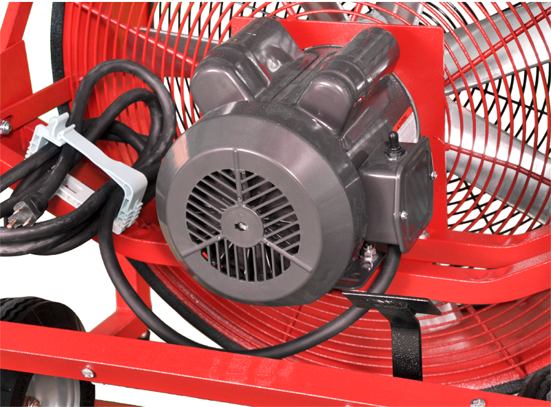 SuperVac Elektrisk Vifte 724-E2, 230 VAC drift. Vår største vifte i 7 Serien med fast turtall. Ytelse 22,630 cmh "AMCA 240 Certified" - 6