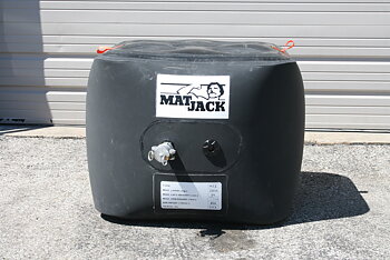 Løftebag,  MATJACK  1 bar - 5,0 T A (5000 kg) 70x70x50 cm Kevlar / Aramid fiberforsterket Neoprene.