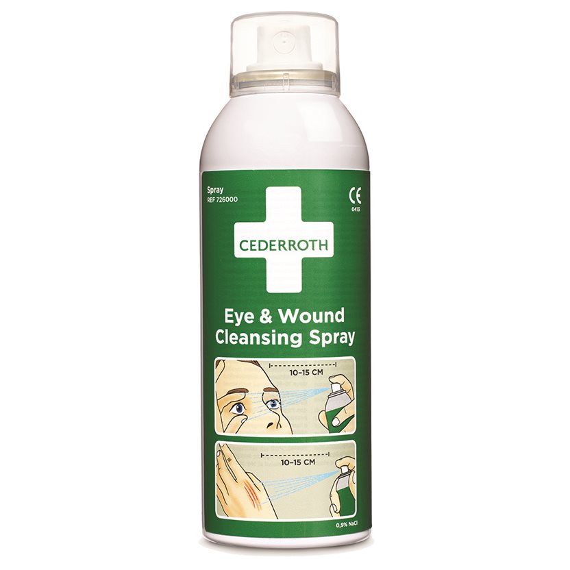 Øye og sårvaskspray, Cederroth 