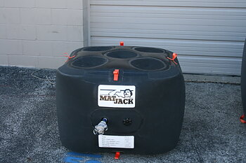 Løftebag,  MATJACK  1 bar - 9,1 T A (9100 kg) 95x95x75 cm Kevlar / Aramid fiberforsterket Neoprene.
