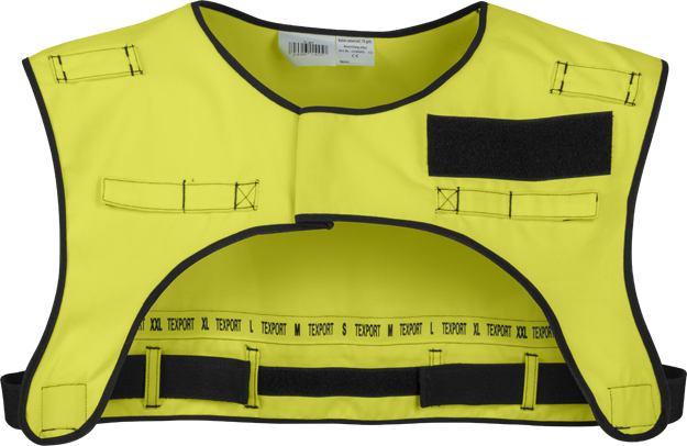 VEST, TEXPORT UNIVERSAL COLLAR FOR JACKET TX, HALV GUL, Uni str.