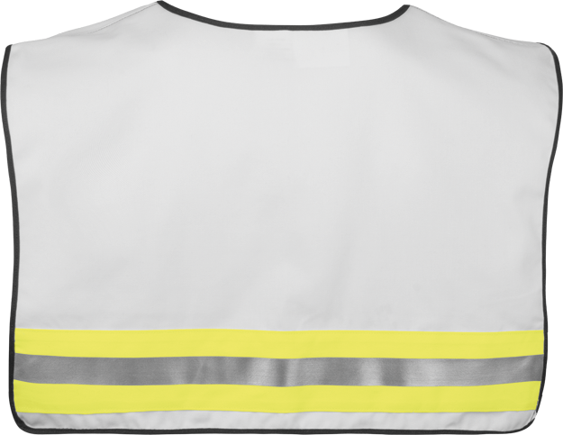 VEST, TEXPORT UNIVERSAL COLLAR FOR JACKET TX, HALV HVIT, Uni str. - 2