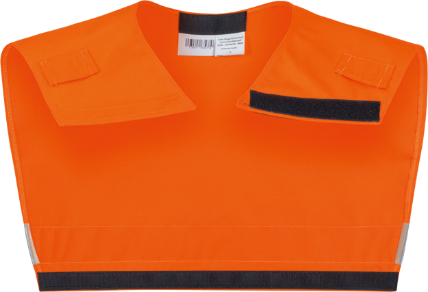 VEST, TEXPORT COLLAR , SKULDER ORANSJE