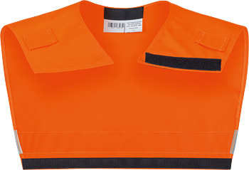 VEST, TEXPORT COLLAR , SKULDER ORANSJE