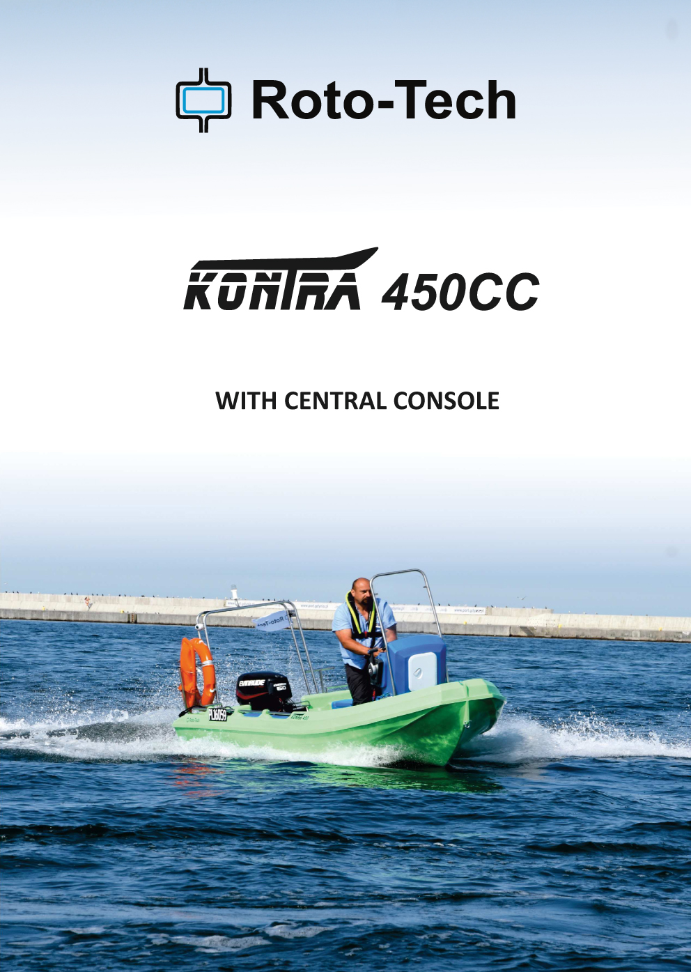 Fritidsbåt Kontra 450CC, med senter konsoll