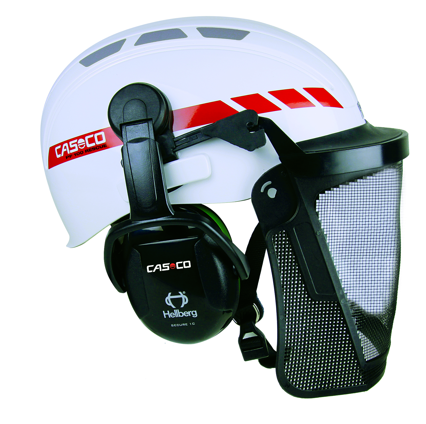 Redningshjelm CASCO PF 100 Rescue. Hjelm for  Redning, Skogbrann og Vannsport iht  EN16473:2014, EN16471:2014 og EN 1385 Standardene - 4