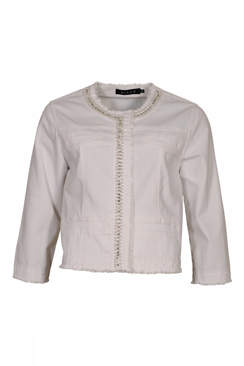Jacket_ Denim Jacka  Bright White MICHA