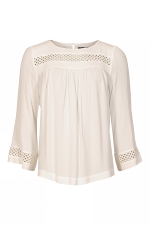 Blouse Viskos med spets MICHA