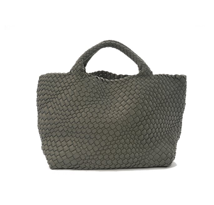 HAND BRAIDED SHOPPER GREY CEANNIS