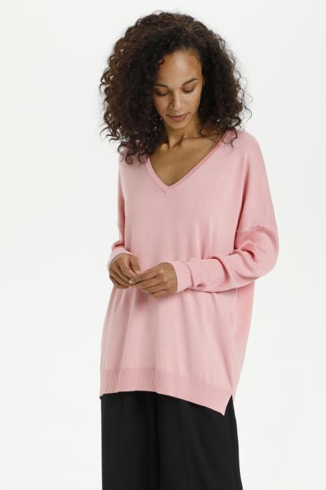 KAmachelle stickad pullover Candy Pink KAFFE - 2
