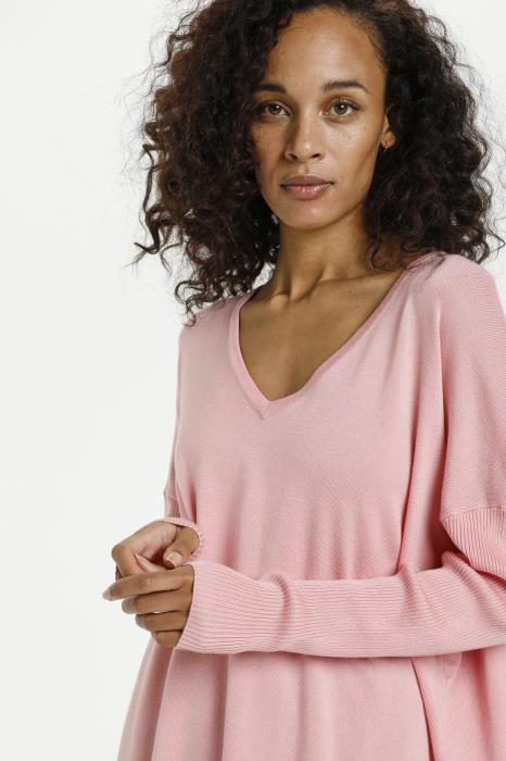 KAmachelle stickad pullover Candy Pink KAFFE - 4