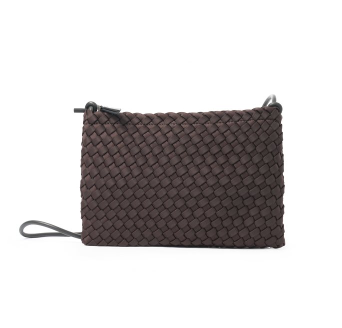 FLAT BAG BROWN HAND BRAIDED CEANNIS