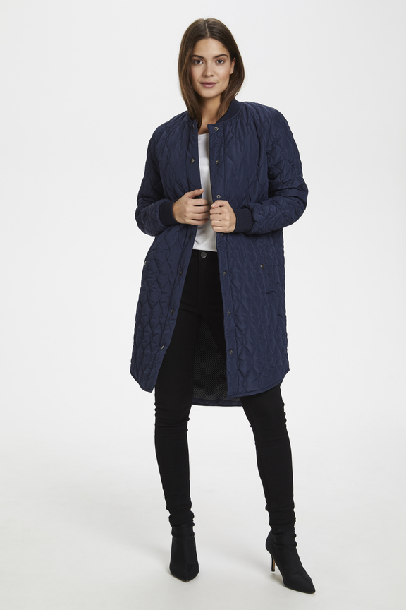 KAshally Quilted Coat Marin KAFFE - 2