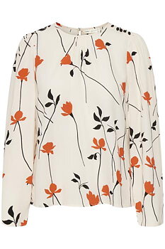 PavoIW Blouse  Orange Forever Flower InWear