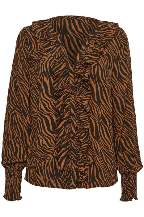 GivinaCR Shirt  Merkat Zebra CREAM