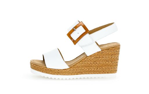 Foulardcalf White Sandal GABOR