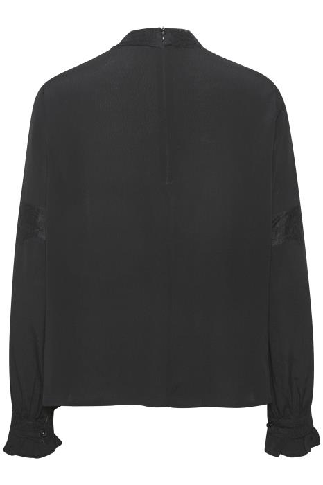MillaCR Blouse  Pitch Black CREAM - 2