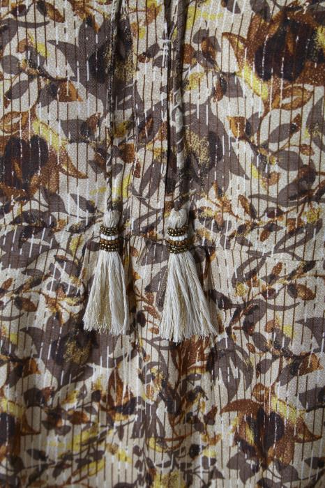 AugustaCR Blouse Fall Leafs CREAM - 3