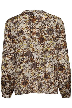AugustaCR Blouse Fall Leafs CREAM