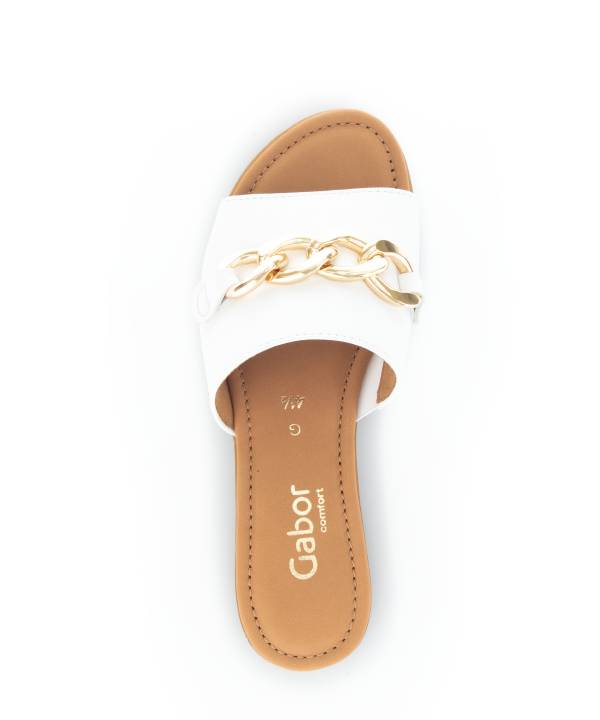 Gabor Comfort Slip In Sandal White - 2