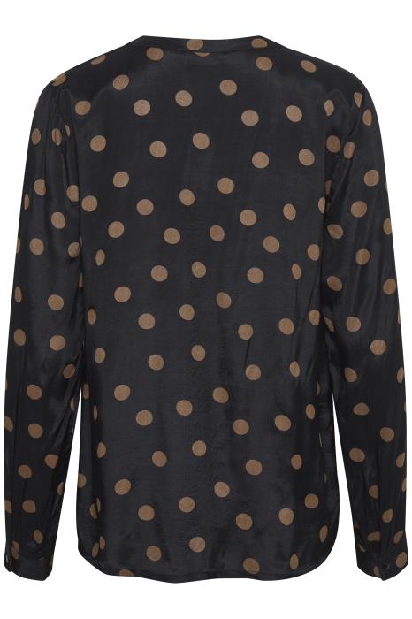 KAoline Shirt Black with mustan KAFFE - 3