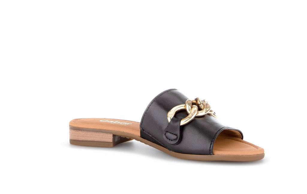Gabor Comfort Slip In Sandal Black - 3