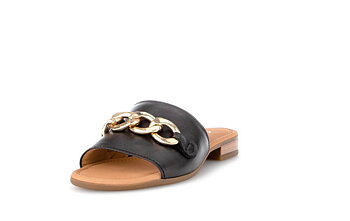 Gabor Comfort Slip In Sandal Black