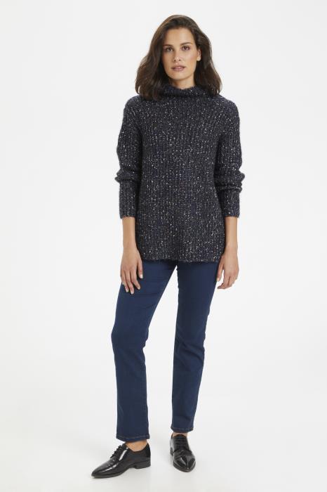 KAsaya Knit Pullover Midnight Marine KAFFE - 3