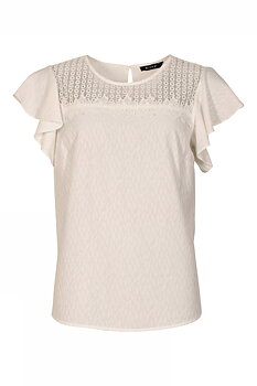 Blouse_ Viscose Blouse Off White MICHA