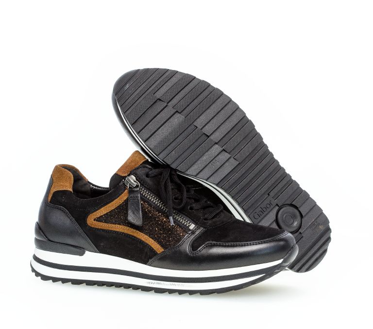 GABOR Comfort Sneekers Svart/Rost