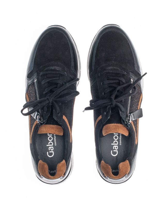 GABOR Comfort Sneekers Svart/Rost - 2