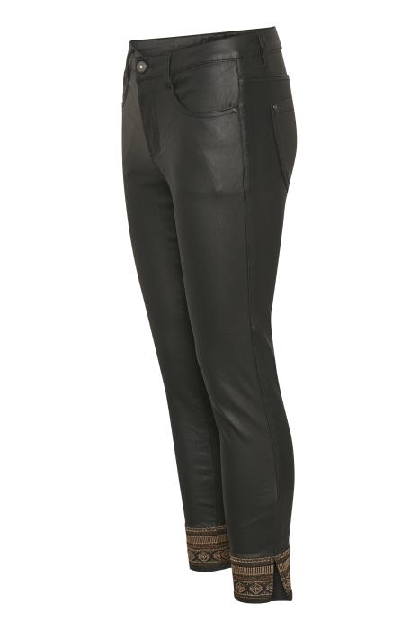 GabyCR Pants - Katy Fit Svart  CREAM - 3