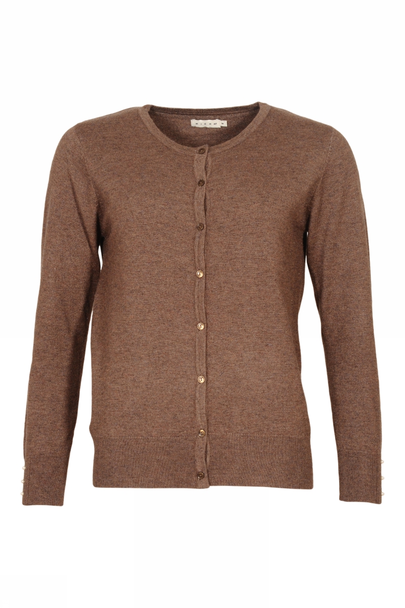 Cardigan Brown Melange MICHA