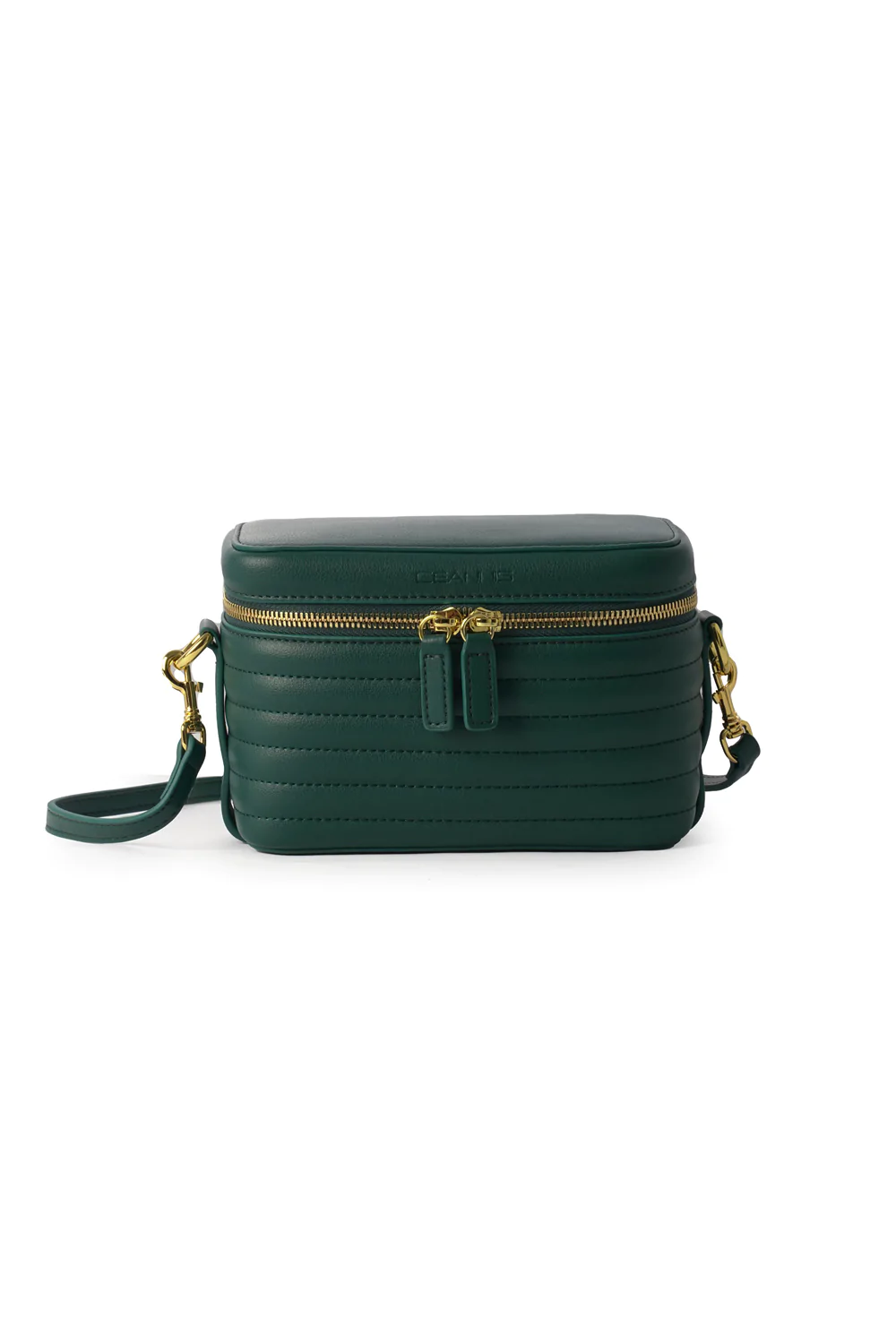 Bag Quilted Stripes Petrol CEANNIS