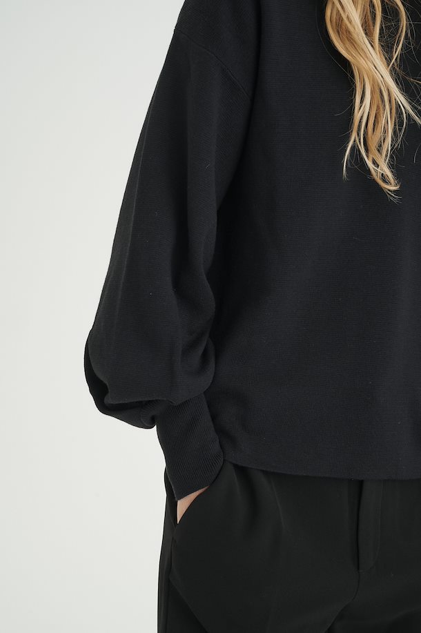 WanettaIW V-ringad pullover Black InWear - 4