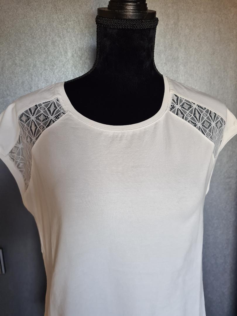 T-Shrit med spets på axlarna  Off-White MICHA