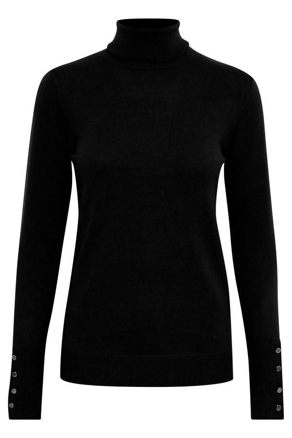KAloretta Rollneck Pullover Black Deep KAFFE